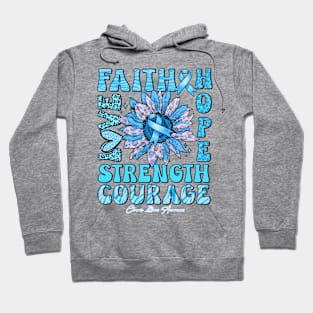 Chronic Illness Awareness - Sunflower strong faith love Hoodie